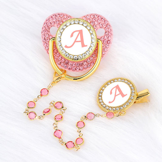 Baby Bloom™ Luxe Initial Pacifier Set